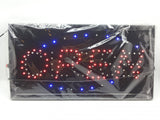 LED znak sa natpisom OPEN/CLOSE za isticanje poruke.