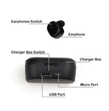 Bežične slušalice Shocking Bass uz kutiju za punjenje.