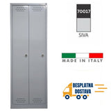 Metalni ormar 167x60x40cm dva odeljka