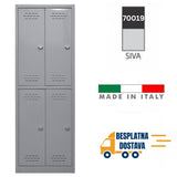 Metalni ormar 167x90x40cm monoblok ?etiri vrata
