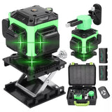 Zeleni 4D laserski nivelator sa 16 linija.