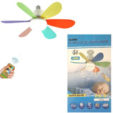 Dečiji luster ventilator sa LED osvetljenjem.