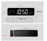 JH3208 LED Zidni Sat