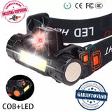 Lampa za glavu COB baterijska lampa