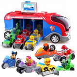 Na slici je prikazan autobus sa motivom Paw Patrol.
