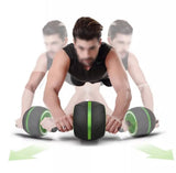 Sprava za fitness trening trupa sa ručkama i točkom.