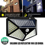 Solarni LED Reflektor sa senzorom pokreta 4 komada