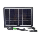 Solarni punjač za baterije napona 6 V, 9 V i 12 V.