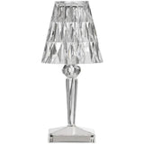 Električna kristalna stona lampa