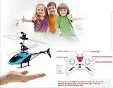 Na slici je žuti helikopter igračka sa infracrvenim upravljanjem.