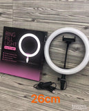 Ring Light Ring light stativom Svetleci prsten 10 ring za dom i slobodno vreme