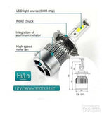 H4 C6 LED sijalice 36w 3800lm
