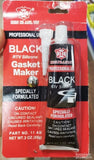 Silikonski lepak 85gr CRNI
