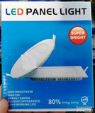 LED panel 6W - okrugao - kockasti