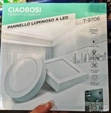LED panel 25W - kockasti - okrugao CIAOBOSI
