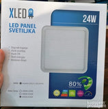 LED panel 24w - kockasti - okrugao