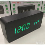 LED sat - wood desing - drveni vst 862