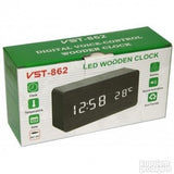 LED sat - wood desing - drveni vst 862