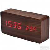 LED sat - wood desing - drveni vst 862