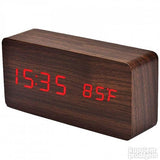 LED sat - wood desing - drveni vst 862