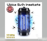 Električna zamka koristi UV svetlost da privuče leteće insekte.