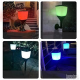 Solarna lampa RGB menja boje RIS V