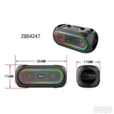 RGB Led Bluetooth zvucnik 2 mikrofona daljinskim ZQS424 za dom i slobodno vreme