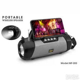 Bluetooth zvučnik i baterijska lampa 2u1