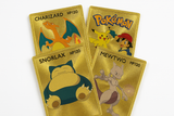Zlatna holografska kolekcionarska karta sa motivom Eša i Pikachua.