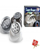 Lampa sa LED izvorom svetla i senzorom pokreta.