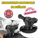 Dodatak za bušilicu opisan kao rešenje za brušenje.