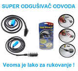 Deblja sajla za čišćenje odvoda u kadi.