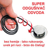 Savitljiva sajla sa četkicom za čišćenje odvoda.