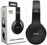 Crne bežične Bluetooth slušalice PRODAVANI P47.