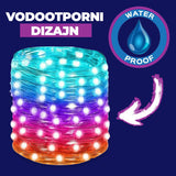 Svetlosni niz sa LED sijalicama i Bluetooth povezivanjem.
