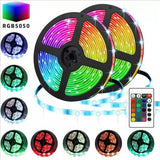 Na slici je prikazana RGB LED traka PRODAVANI sa oznakom 5050.
