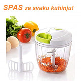 Ručna seckalica sa posudom zapremine 800 ml.