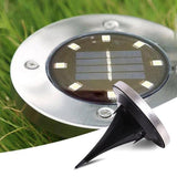Disk solarne LED lampe ubodne (4 komada)