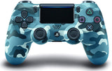 Bežični džojstik za Sony PS4 u plavoj maskirnoj šari.