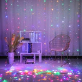 LED zavesa novogodisnja 3x3 metara RGB Sarena