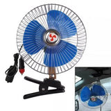 Velmira Ventilator za auto, kombi, kamion 12v sa stipaljkom – za pouzdanu upotrebu na putu