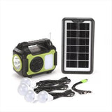 Solarni sistem sa USB izlazima i radiom sa Bluetooth povezivanjem.