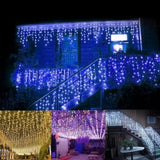 Lumora LED zavesa novogodisnja 9 metara Bela, RGB, Toplo Bela – za jednostavno povezivanje i korišćenje