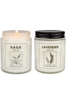 Set sveca sa mirisom lavande i zalfije